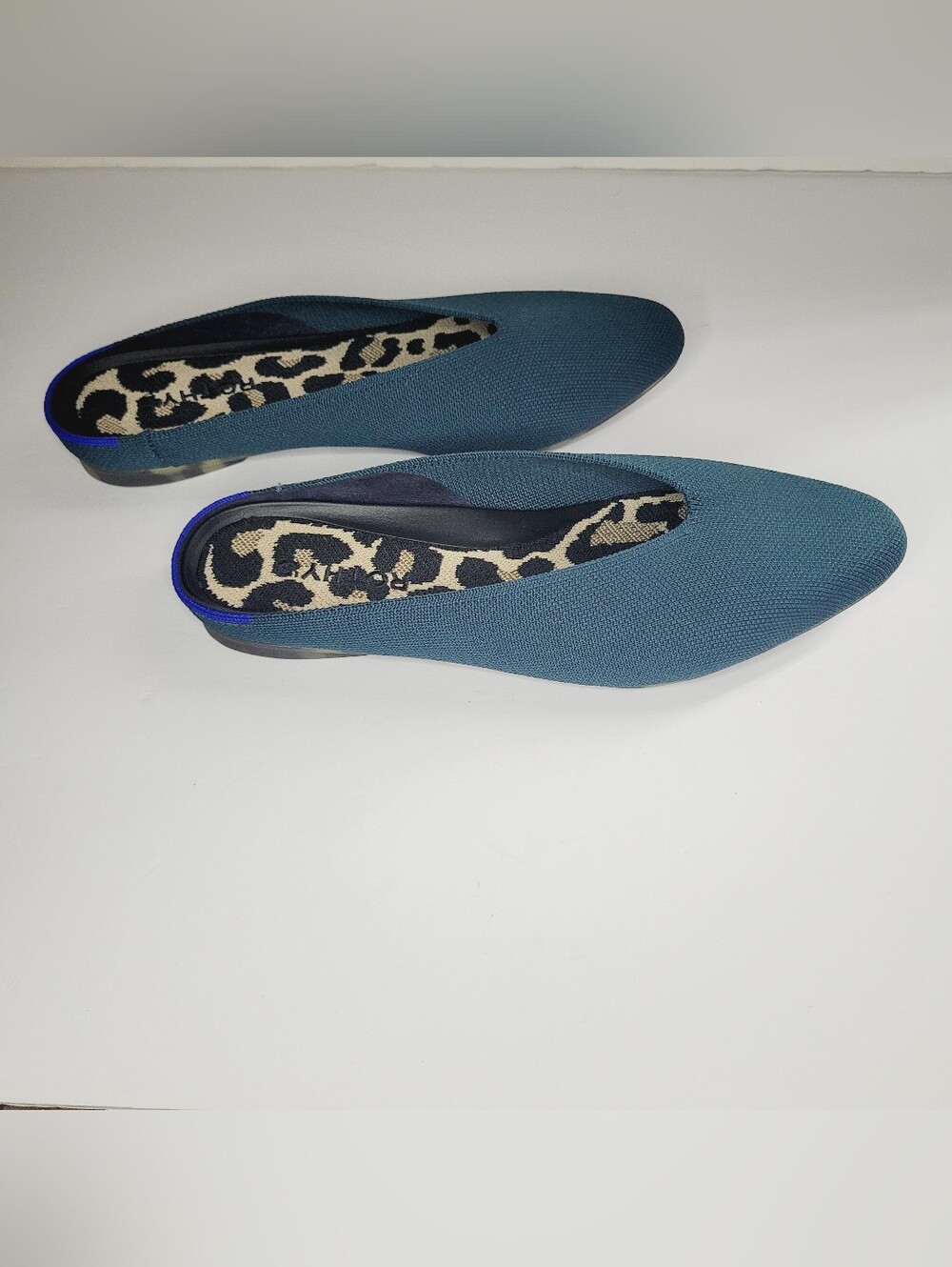 Rothy’s The Almond Demi Mules Slip On Shoes Deep Emerald Women's US Size 8 W - Picture 6 of 8